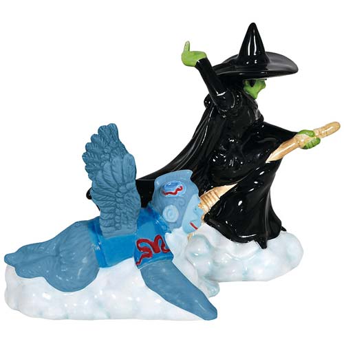 Wizard of Oz Wicked Witch and Winged Monkey Salt and Pepper Shakers